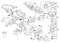 Bosch 0 601 854 B42 GWS 24-230 BV Angle Grinder 230 V / GB Spare Parts GWS24-230BV